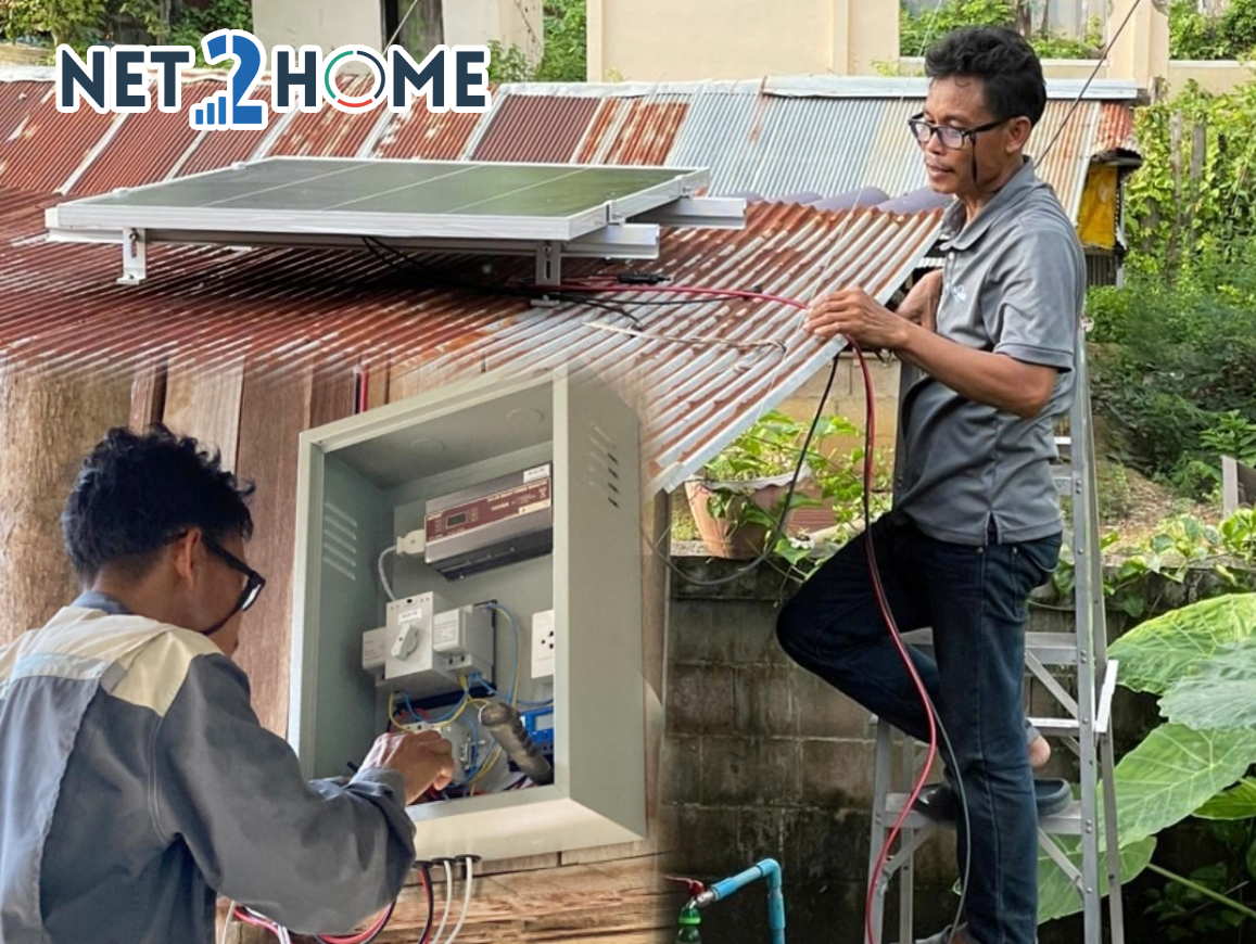 Net2Home ติดตั้งโซลาร์เซลล์ในพื้นที่แม่กาษา จ.ตาก 
